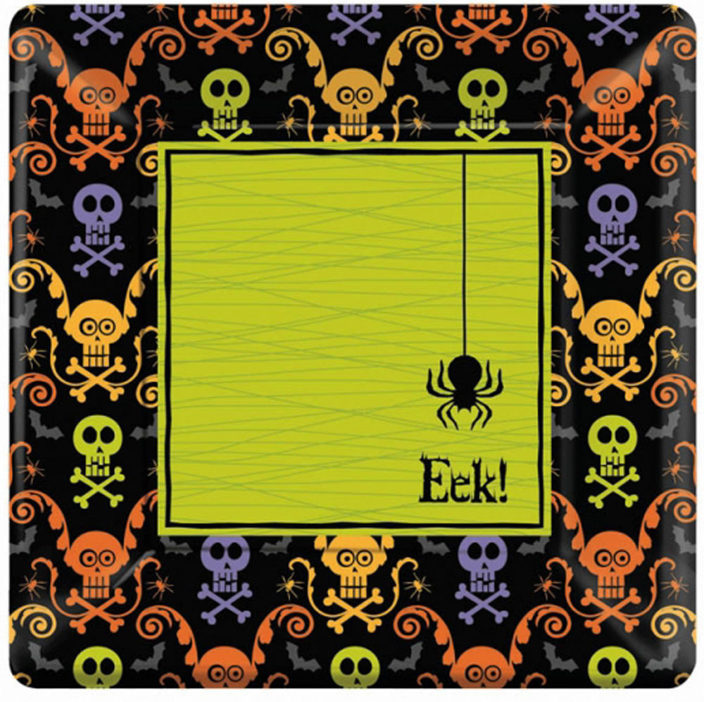 Happy Halloween Spooky Paper Plates (Pack of 8)
