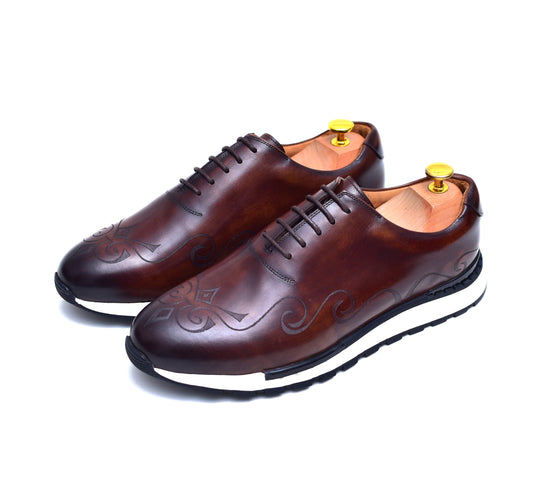 Veloria™ Archie III - Brown Dress Sneakers