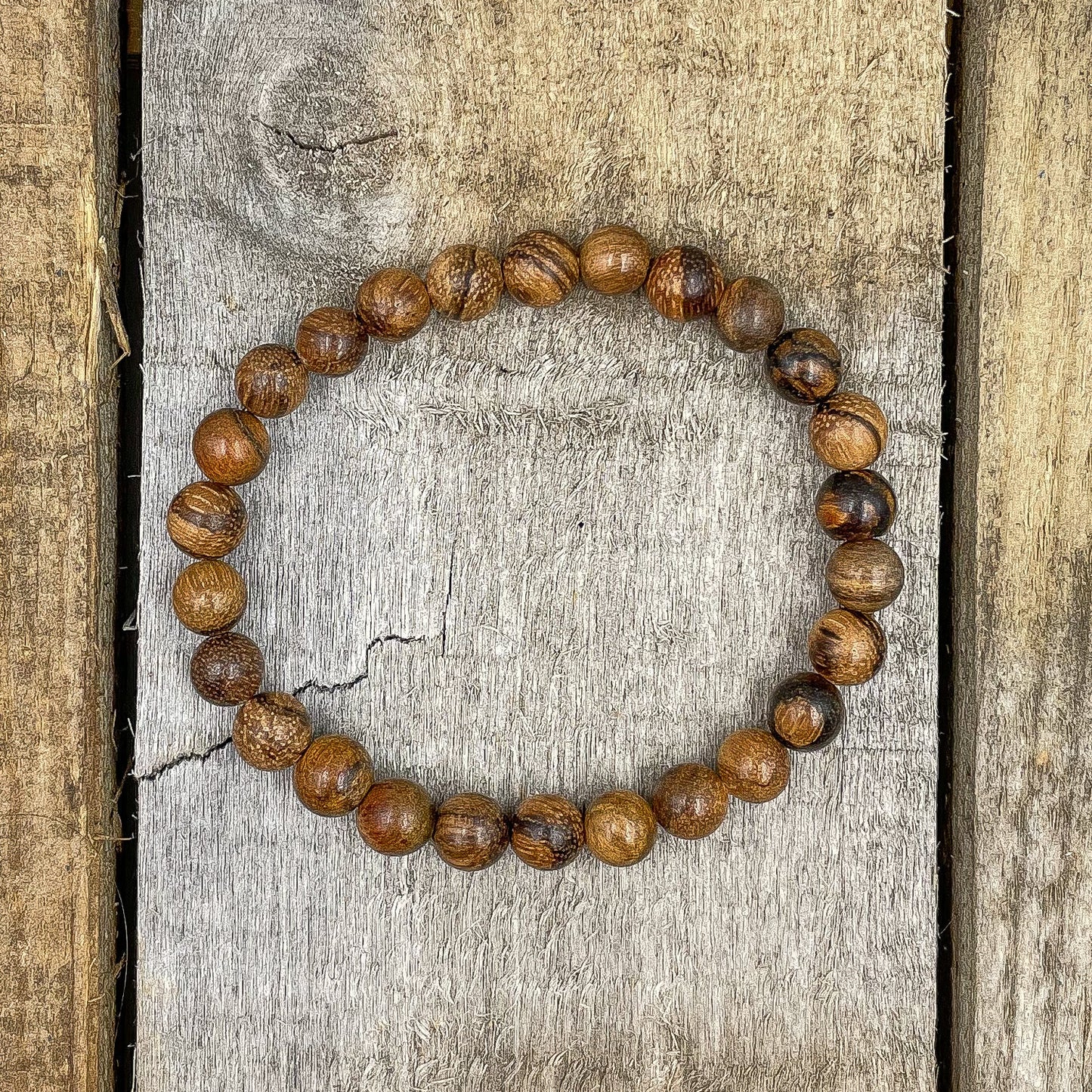 Union - Dark Brown Sandalwood Mala Beaded Bracelet