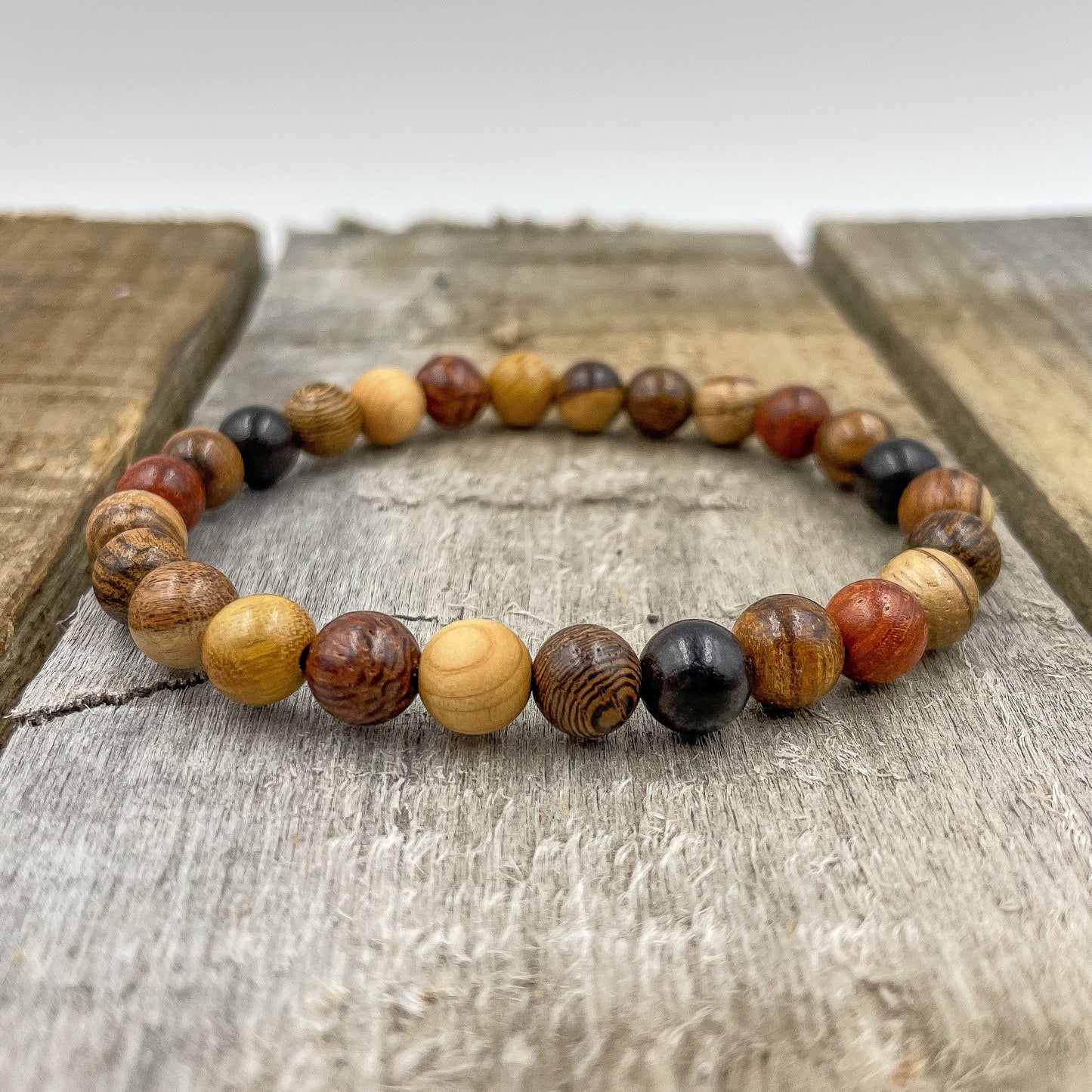 Union - All Mixed Up Wood Mala Beaded Bracelet