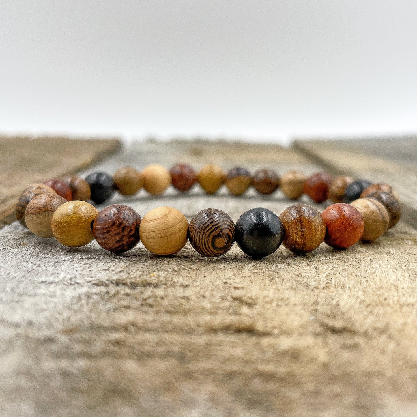 Union - All Mixed Up Wood Mala Beaded Bracelet