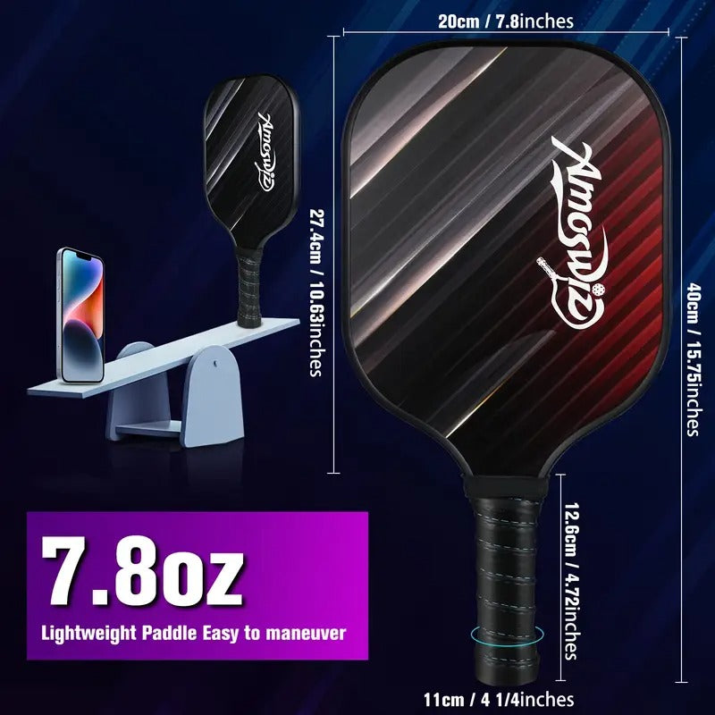 Momentra™ Pickleball Paddle Set with Balls & Bag (4pcs)