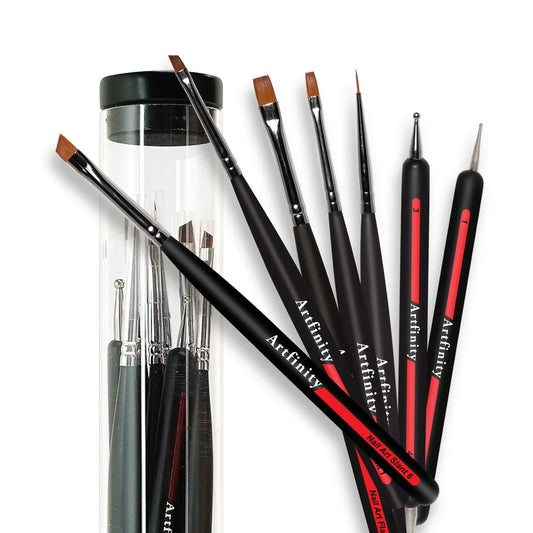 Kupa - Artfinity Nail Art Brush Kit, 8 pcs-0