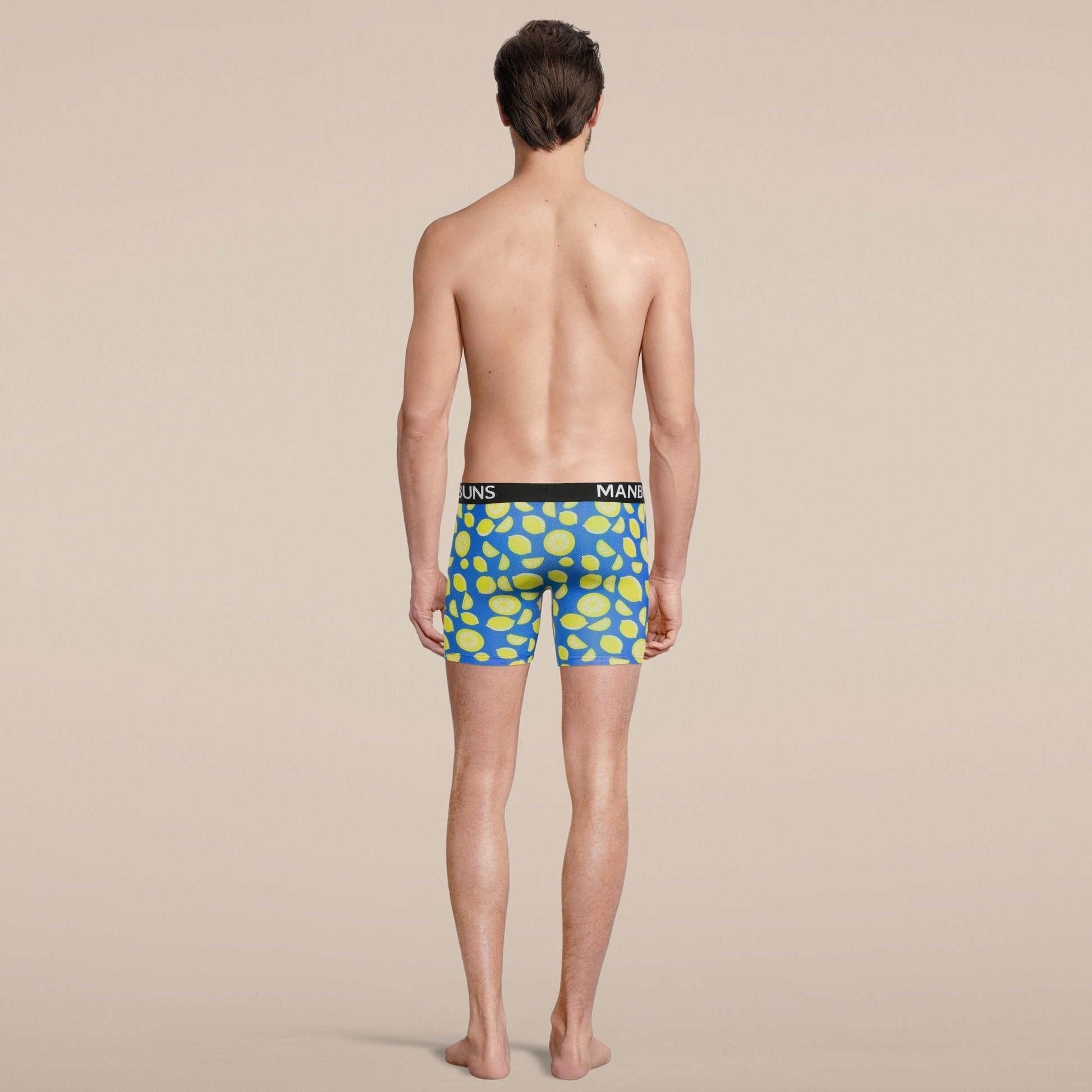 Men's Lemon Boxer Brief Underwear-3