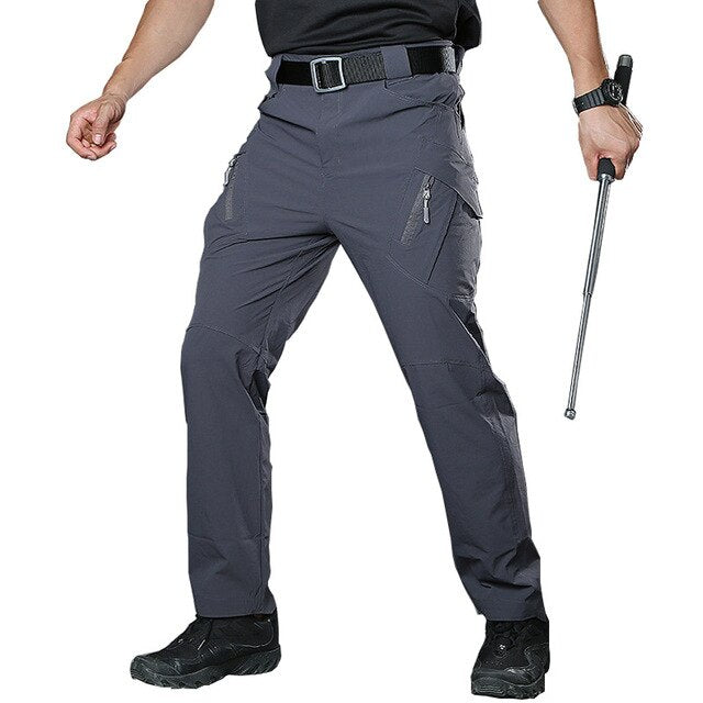 Tactical Pants Men Summer Quick Dry Multi-pockets Military Pants Lightweight Stretch Cargo Work Hike Pants Trousers 40-6