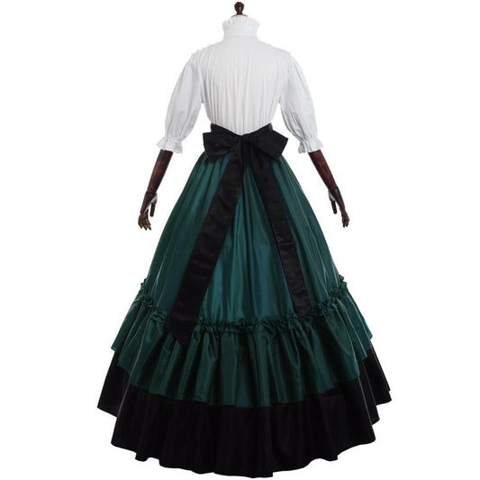 Historical Gothic Victorian Dress Halloween Masquerade Party Ball Gowns