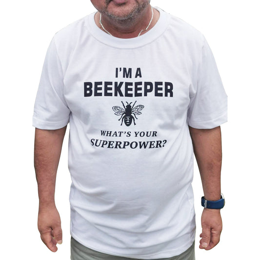 Men's T-Shirt Short Sleeve For Beekeepers-0