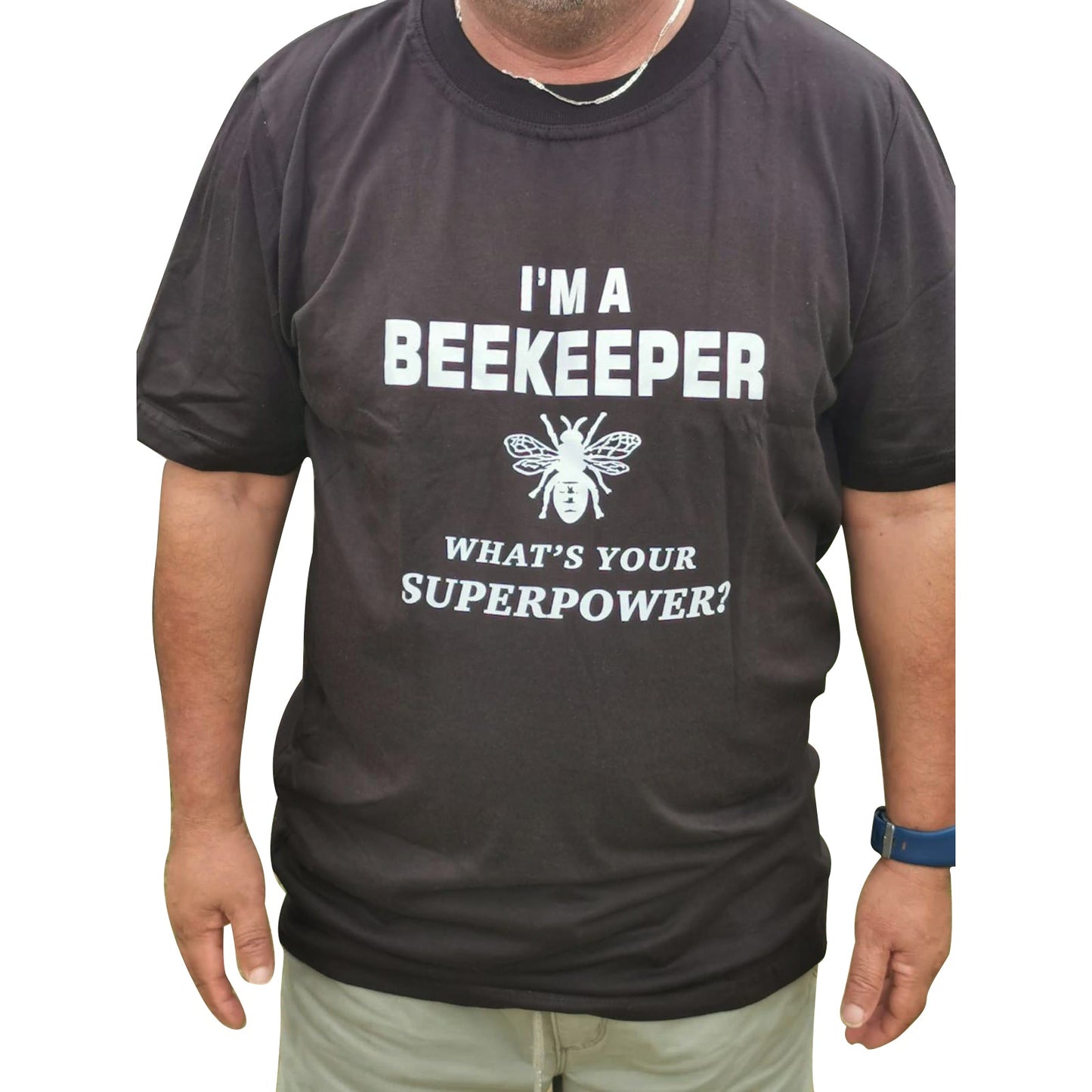 Men's T-Shirt Short Sleeve For Beekeepers-1