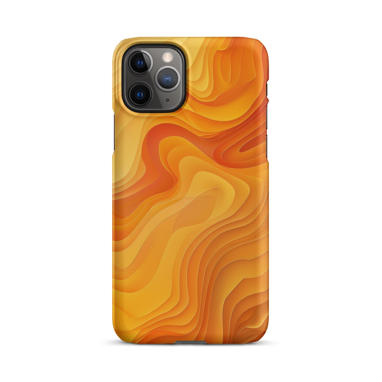 Abstract Yellow Phone Phone  case for iPhone-4