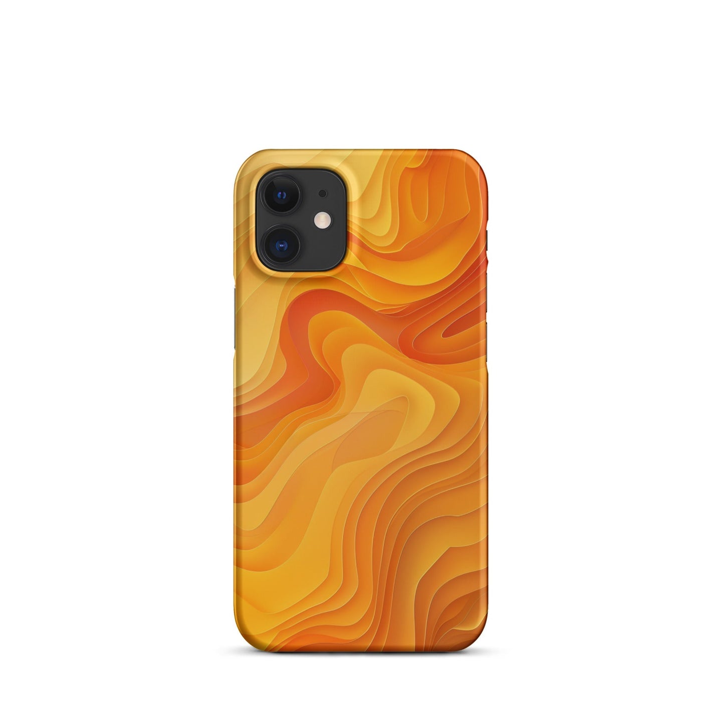 Abstract Yellow Phone Phone  case for iPhone-8