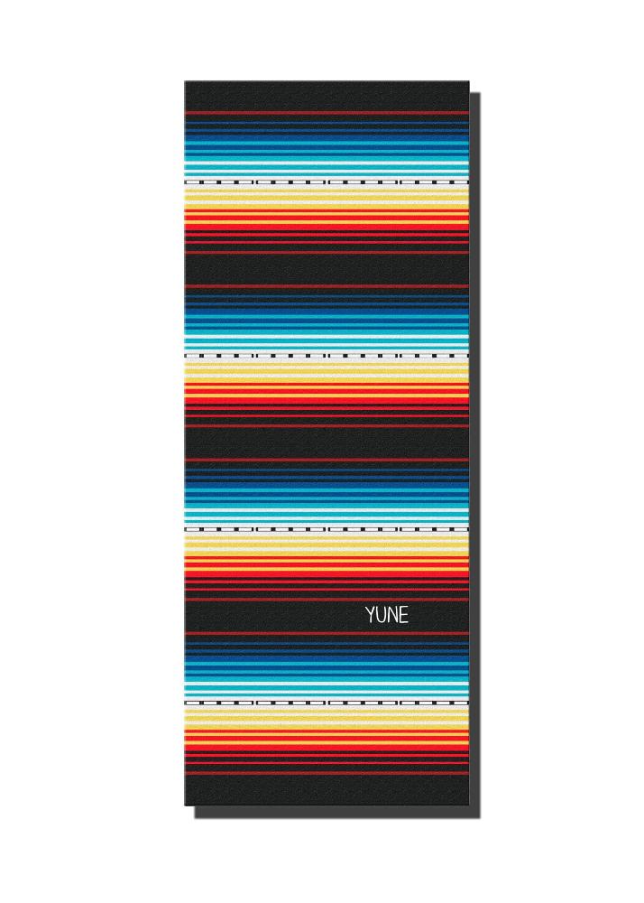 Yoga Mat | 6mm Thick | Striped | Non-Slip | Eco Friendly | Yune Yoga | Devo